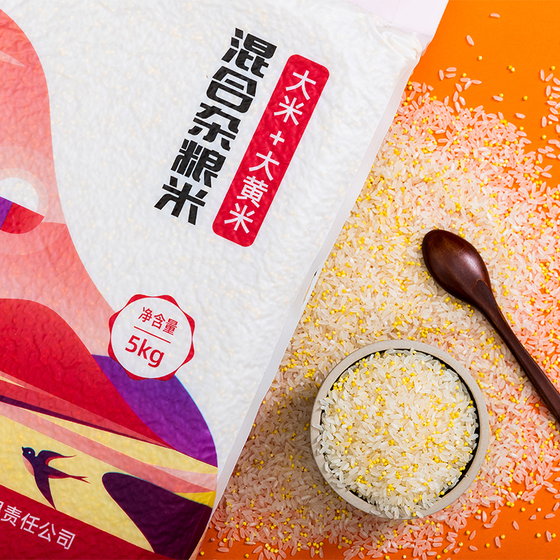 高氏禾田 混合杂粮米(大米+大黄米)5kg  GSHT735  图片色  