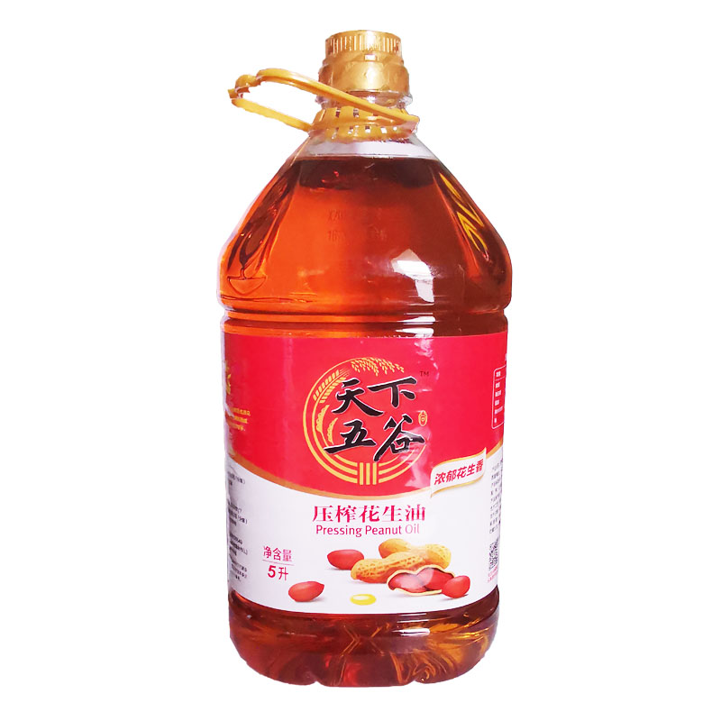 天下五谷原香压榨花生油5L  TXWG051  图片色  