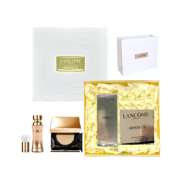 【礼盒装】兰蔻 菁纯系列2件装A款（粉底液+气垫）  粉底液#110+气垫#110  