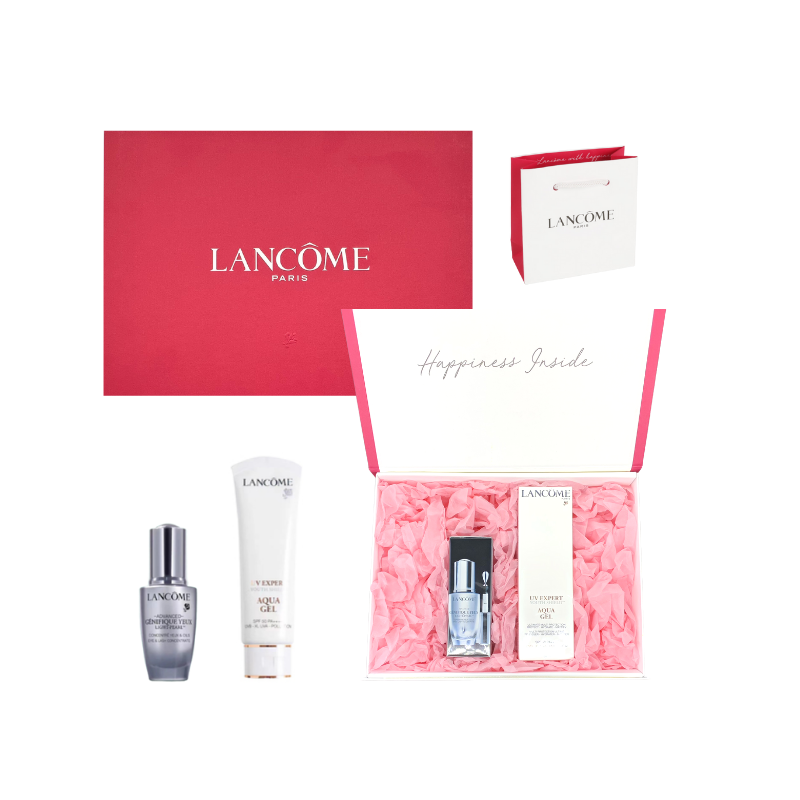 【礼盒装】兰蔻 护肤2件套盒D款  （大眼精华+防晒小白管）  