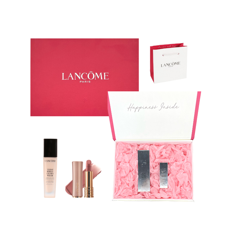 【礼盒装】兰蔻 彩妆2件套盒H款 粉底液+粉金小蛮腰（单位：套）