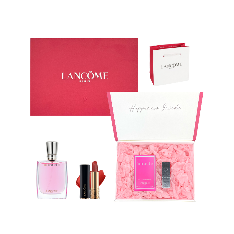 【礼盒装】兰蔻 彩妆2件套盒Y款  （奇迹香水+小蛮腰）  