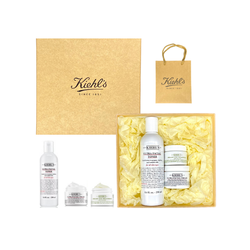 【礼盒装】科颜氏3件套盒C款  高保水+高保面霜+牛油果眼霜  