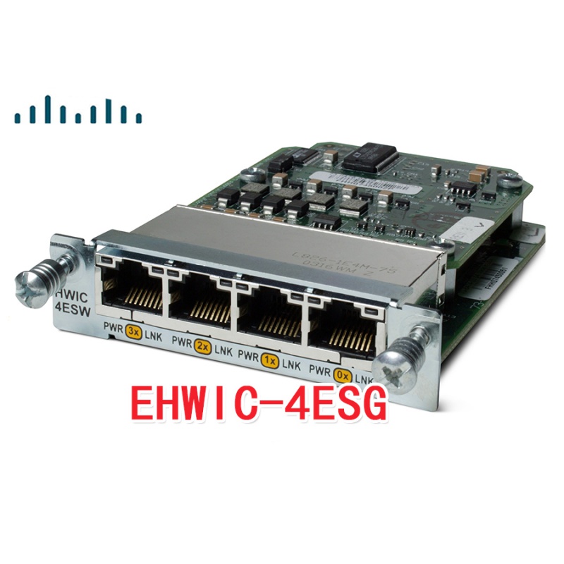 思科EHWIC-4ESG  千兆模块光口扩展卡    