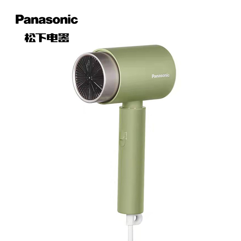 松下（Panasonic）小吹筒电吹风机负离子护发家用恒温大功率宿舍学生速干吹风机EH-WNE5H台 牛油果慕斯绿