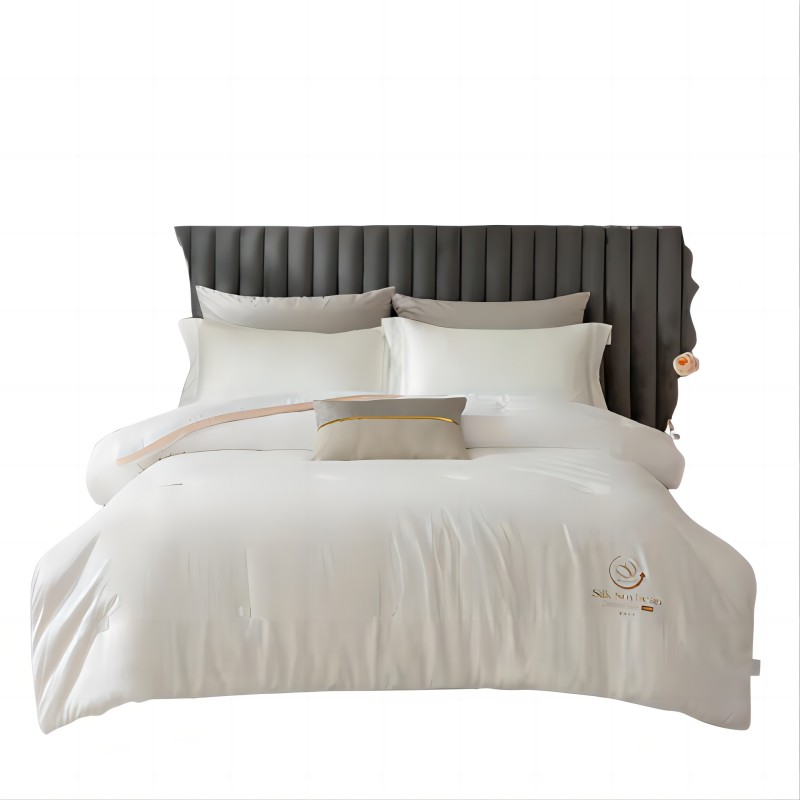 路易卡罗（LOUIS.KELLOG）大豆蚕丝双蛋白被 LK-8827 被子200 x 230cm  白色  白色