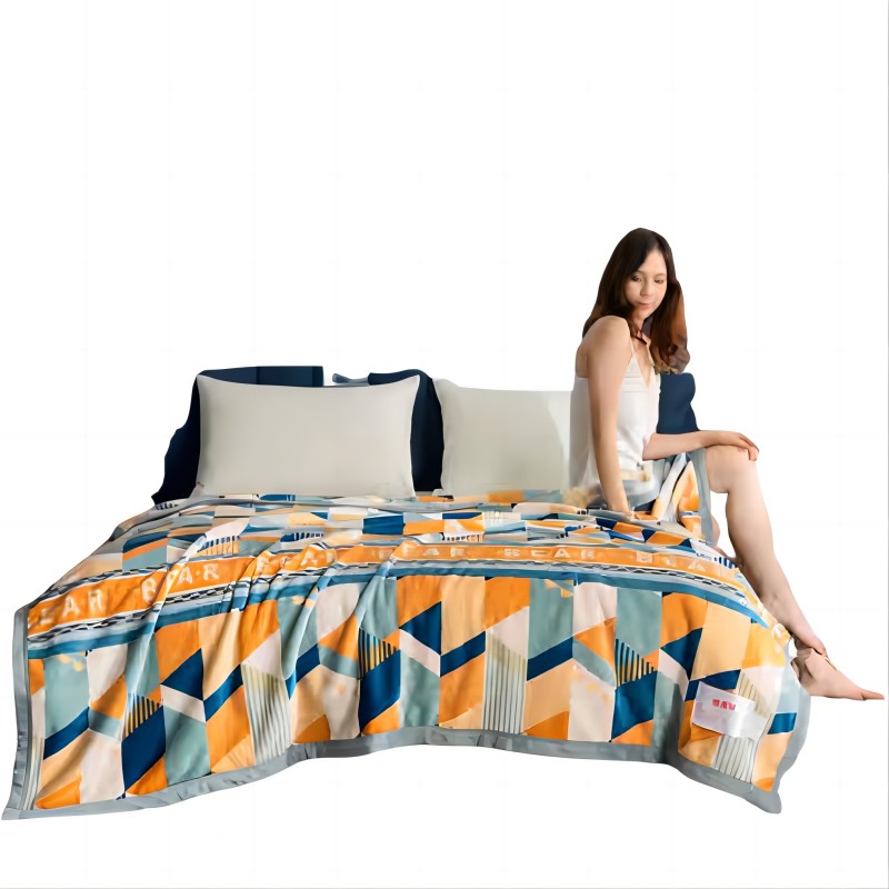 恒源TLS1048祥菱格绒毯  花色  