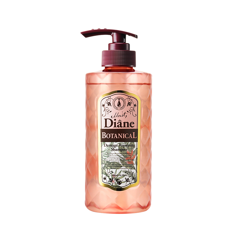 黛丝恩植萃洗发水奢华损伤修护型(粉)480ml  茱萸粉  