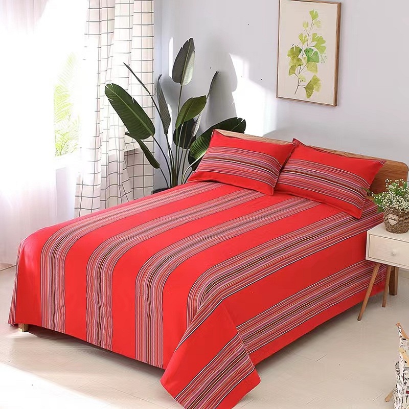 沫兰迪（MOLANDI）老粗布--四件套（单位：套）  条纹  2.0米