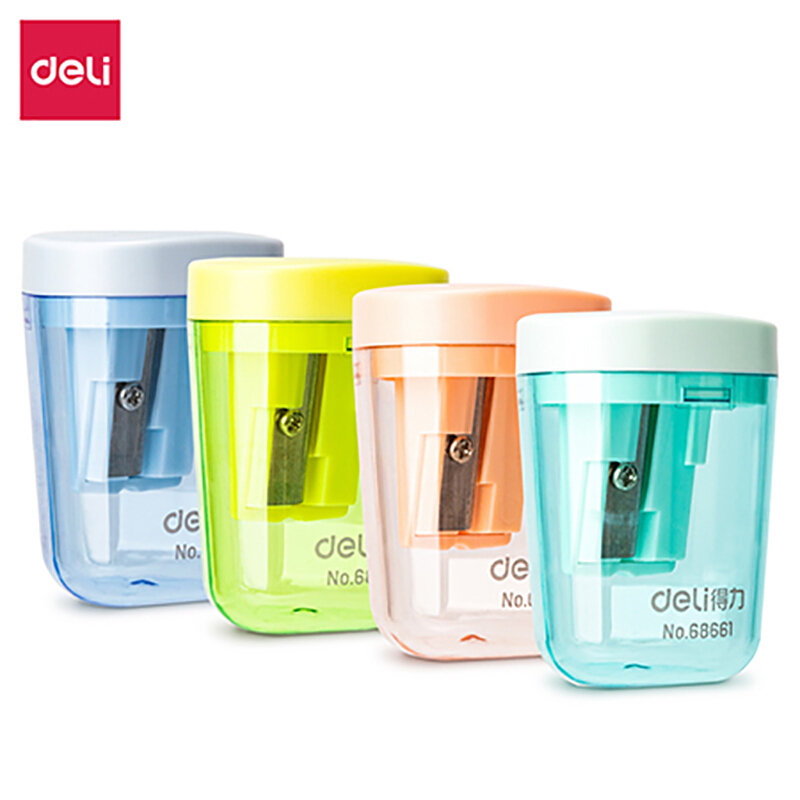 得力68661卷笔刀(混)(12只/盒)  混色  