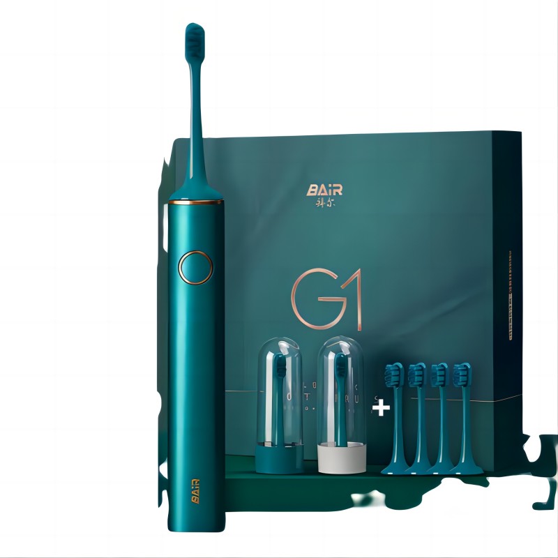 拜尔（BAIR） G1 IPX7 成人电动牙刷套装 绿色（单位：套）