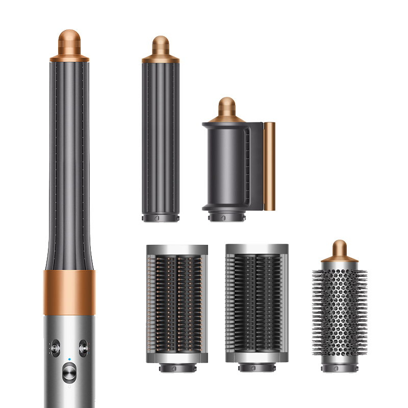 戴森(Dyson) HS05 旗舰套装 镍铜色 长发版多功能造型器Airwrap Complete台 随机