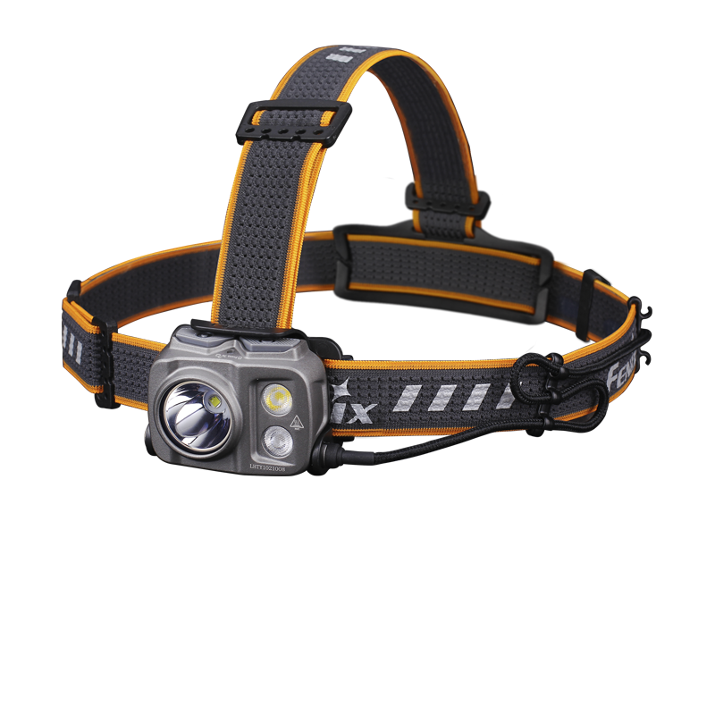 Fenix HP25R V2.0长续航三光源直充作业头灯1600流明290米射程 曜石黑