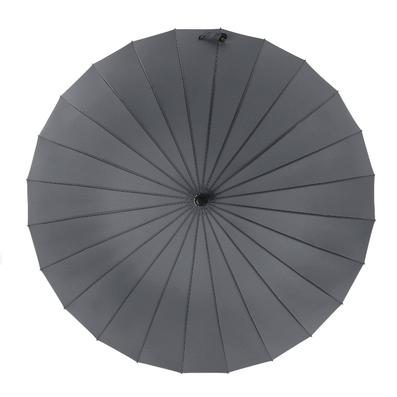 美度M5003超大商务长柄晴雨伞63.5cm*24K/110cm (单位：把) 经典灰
