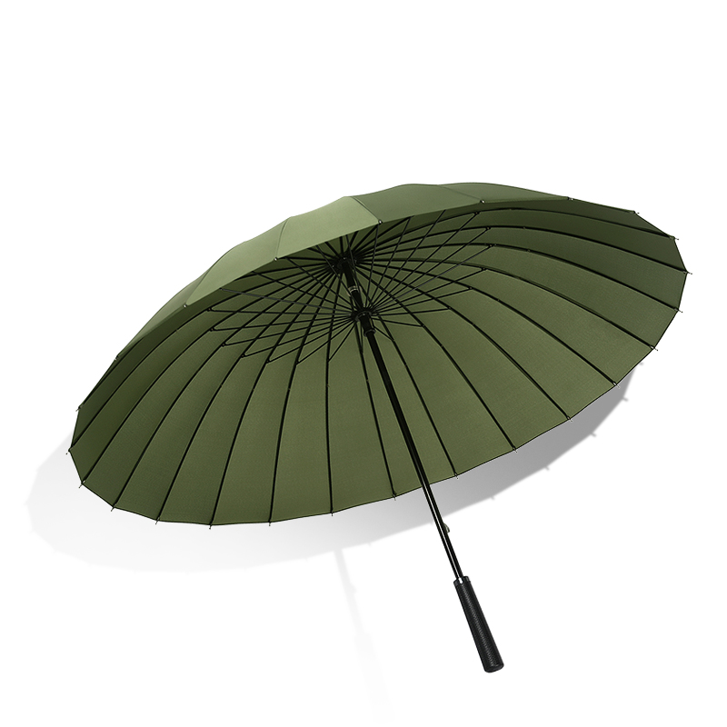 美度M5003超大商务长柄晴雨伞63.5cm*24K/110cm (单位：把) 墨绿色