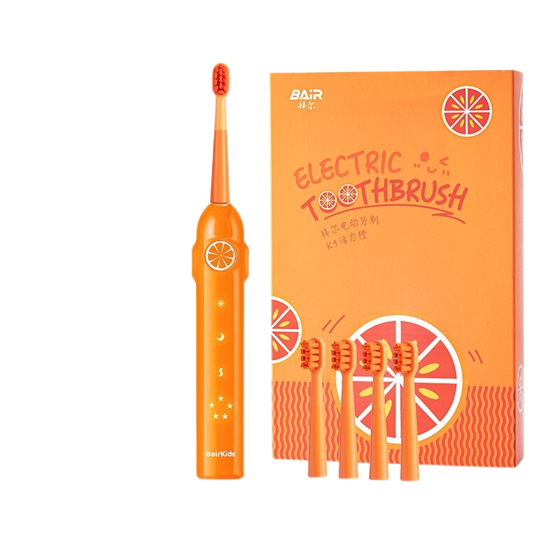 拜尔（BAIR） K9 活力橙 儿童电动牙刷  活力橙（单位：个）