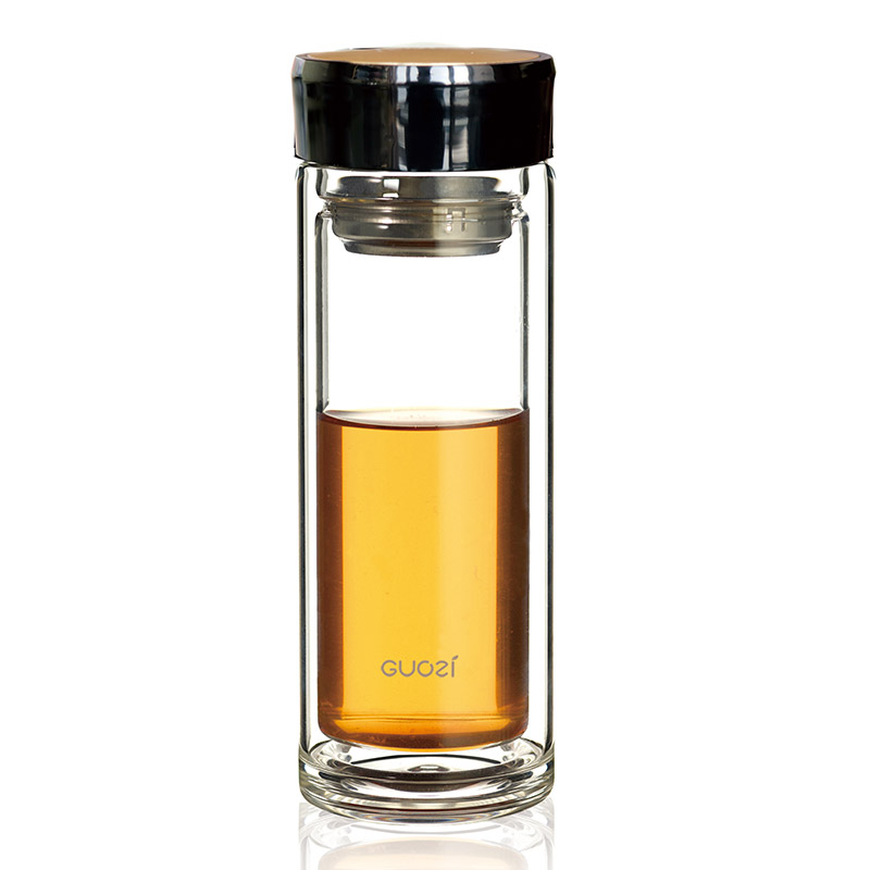 果兹（GUOZI）雅致双层保温杯GZ-S06 300ml（单位：个） 透明色