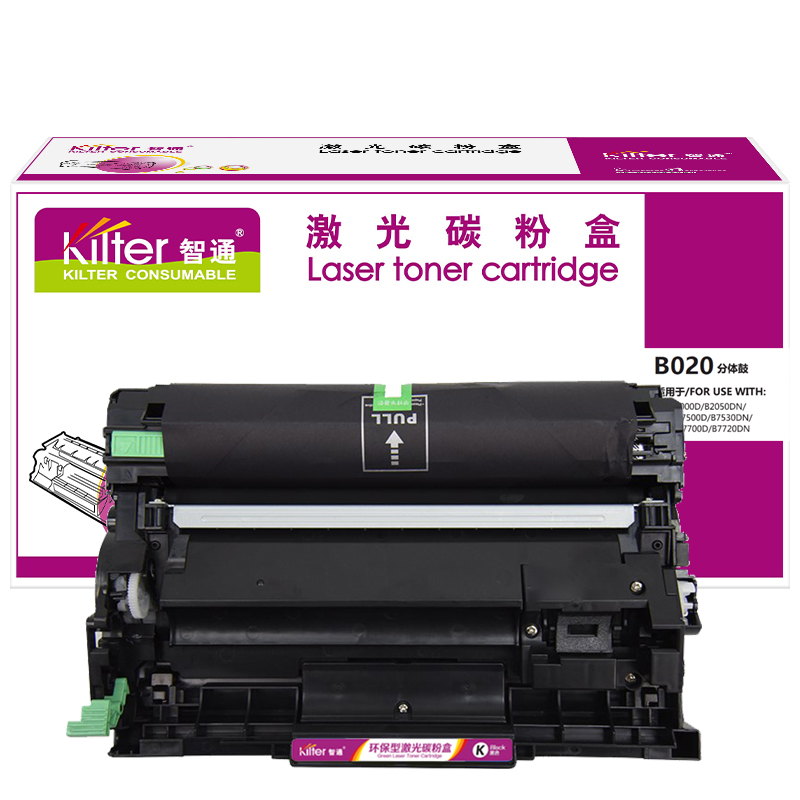 智通(ZT) B020 12000页 适用兄弟Brother DCP-B7500D B7530DN B7700D B7720DN B2050DN 硒鼓 1.00 只/支 (计价单位：支) 黑色