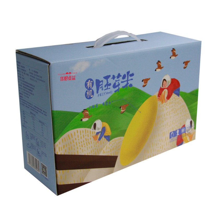 优粮煮益有机胚芽米5kg  蓝色  单盒