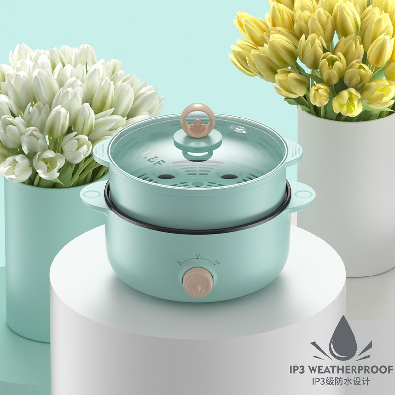 艾博菲   INS（英斯）蒸煮料理锅    IBFD-032-1    23*23*18.5  台  尼加拉蓝  