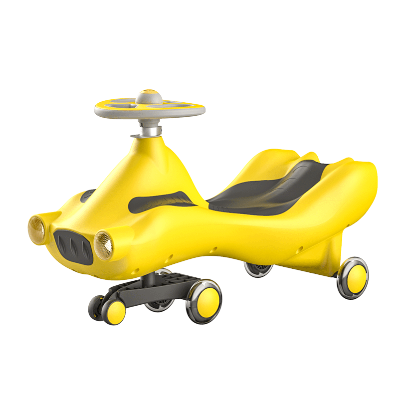 howawa好娃娃扭扭车儿童溜溜车玩具1岁滑滑车子防侧翻摇摆妞妞车618（单位：台） 冬暖黄