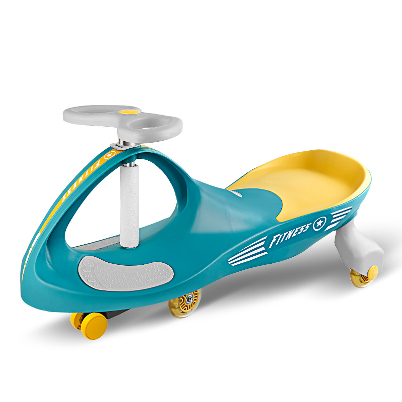 howawa儿童扭扭车溜溜车1-3岁防侧翻滑滑车万向轮玩具摇摆妞妞车158-13-E（单位：台） 波比斯绿