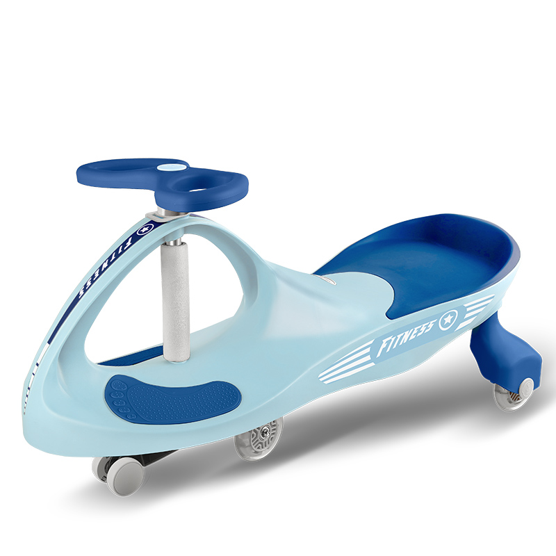howawa儿童扭扭车溜溜车1-3岁防侧翻滑滑车万向轮玩具摇摆妞妞车158-13-E（单位：台） 塞尔蓝色
