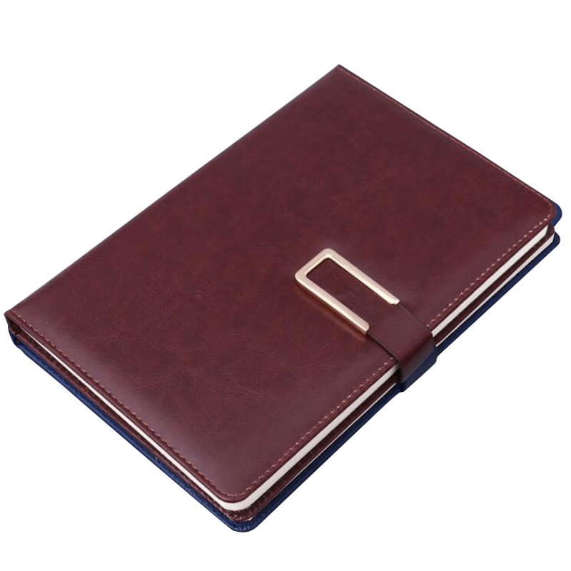 伊顿 变色 PU搭扣本 A5（西藏不发货）  棕色两本装  