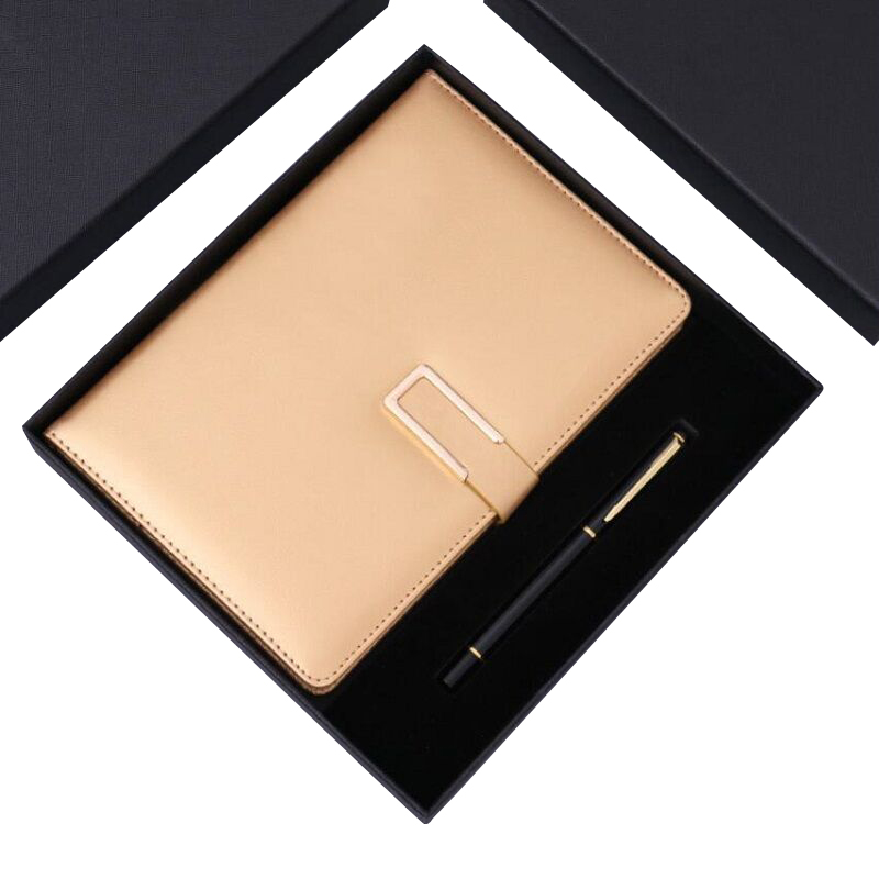 伊顿 变色 PU搭扣本礼盒 A5（西藏不发货）  黄色十本装  