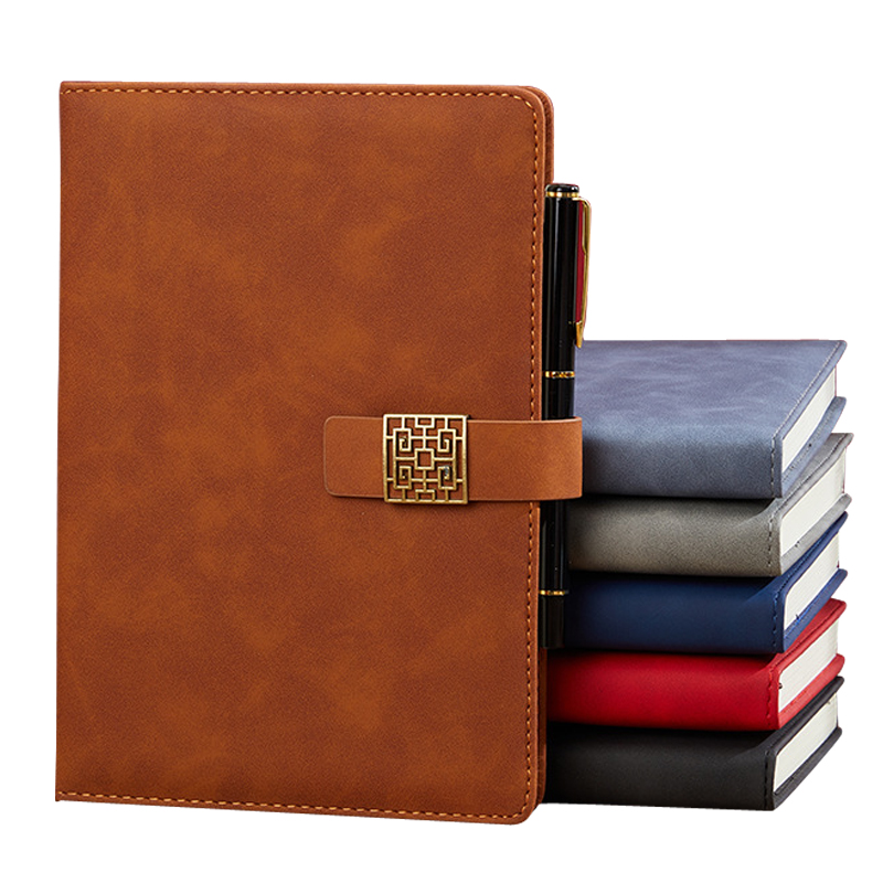 伊顿 复古 搭扣本礼盒 A5（西藏不发货）  棕色两本装  