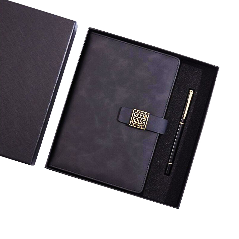 伊顿 复古 搭扣本礼盒 A5（西藏不发货）  黑色两本装  