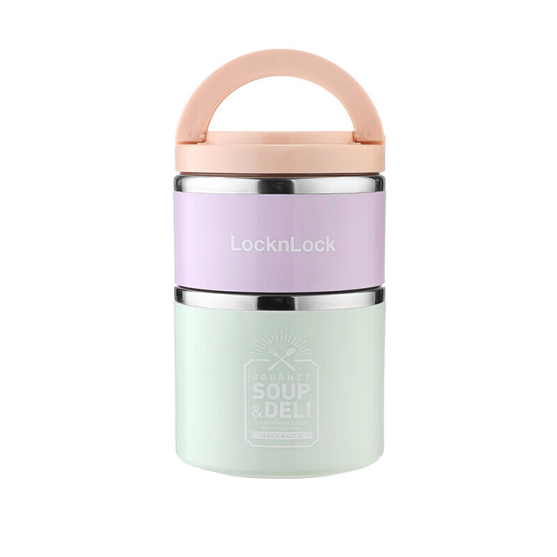 乐扣乐扣 玩趣便携单层保温饭盒LCB909FU 绿色