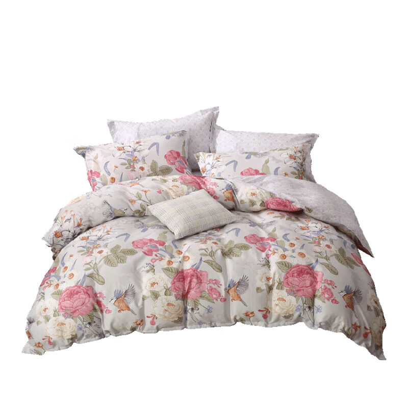 富安娜床单磨毛四件套-玲珑漫语（单位：套） 花色