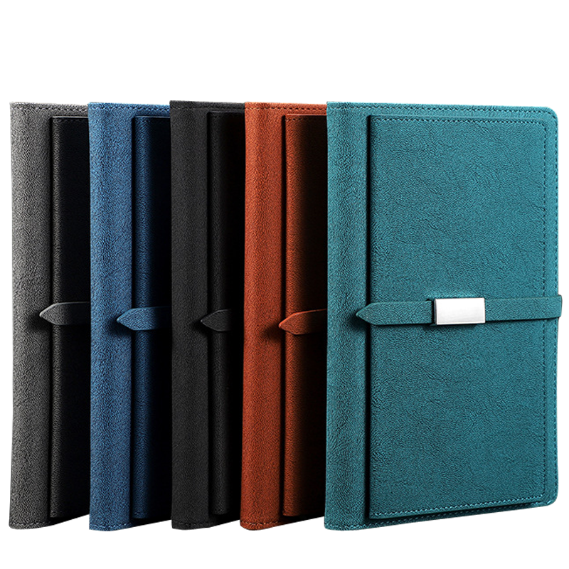 伊顿 变色PU 长搭扣双文件夹本 A5(西藏不发货)  蓝色树纹十本装  