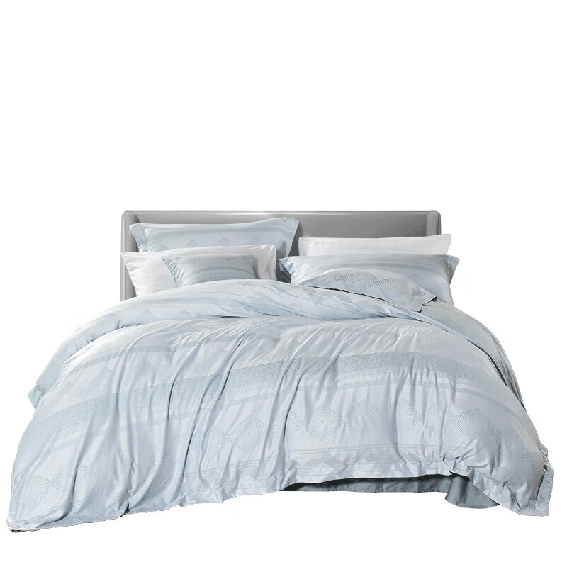 富安娜素提四件套-贝拉娜203*229CM(单位：套） 蓝色