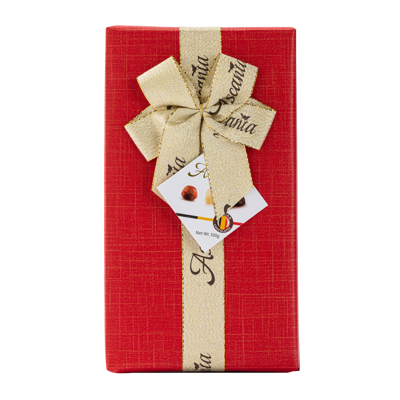 阿斯咔妮娅什锦巧克力100g  红色  