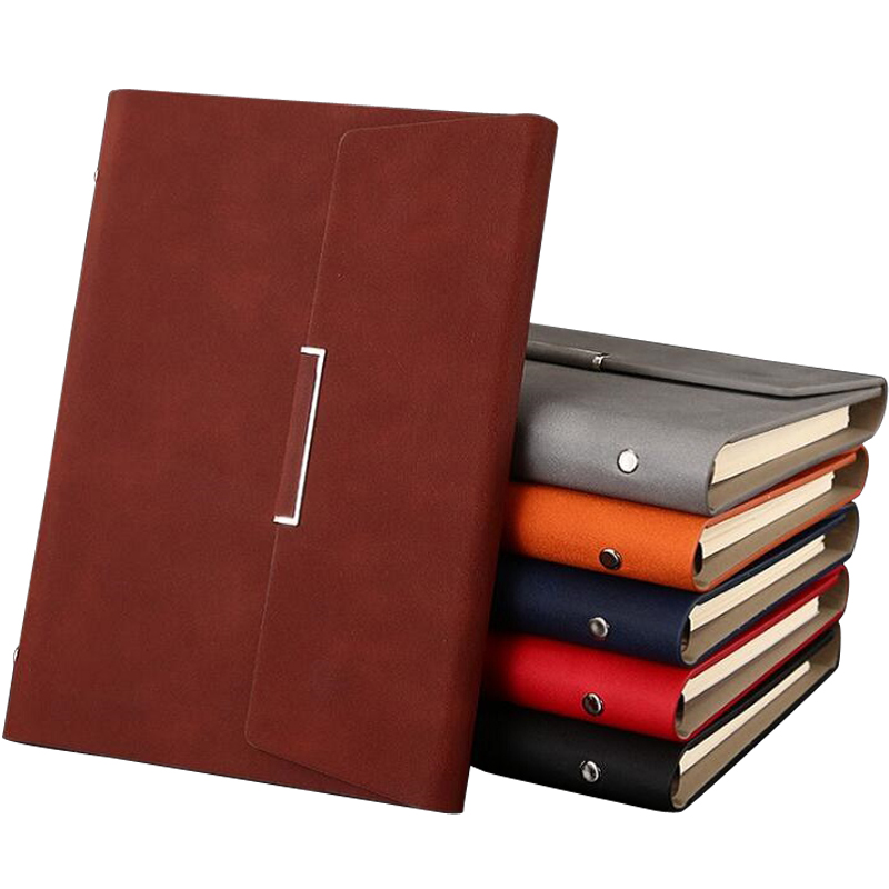 伊顿 活页三折 PUA5磨砂礼盒 A5(西藏不发货)  棕色十本装  