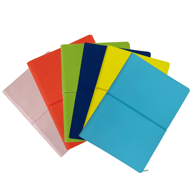 伊顿 PU 单色松紧带本A5 PU-CLR001（西藏不发货）  十本装颜色随机  