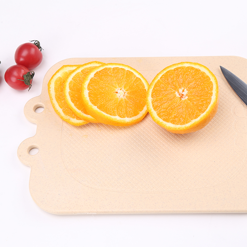 双枪小麦辅食砧板菜板案板 267&times;190&times;9.5mm ZB7026 奶茶杏