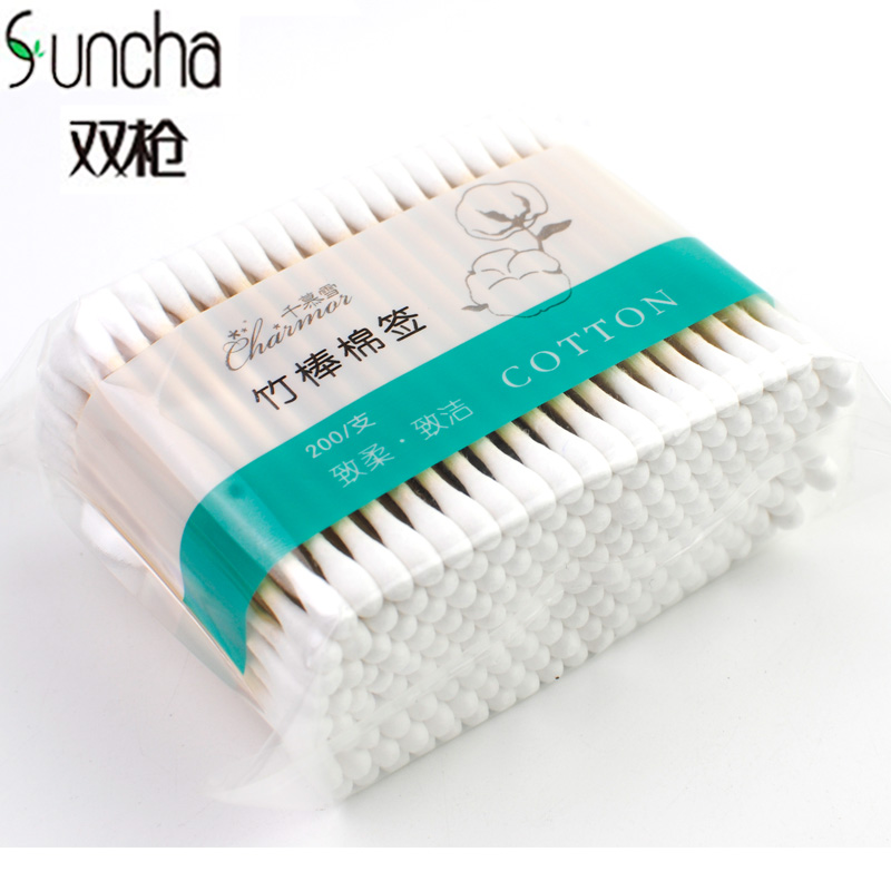 双枪千暮雪 竹棒棉签组合装1000只SY28001MQ32202 白色