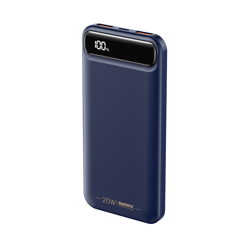REMAX&nbsp;博乐系列20W+22.5W&nbsp;PD+QC快充移动电源RPP-520&nbsp;10000mAh  蓝色  