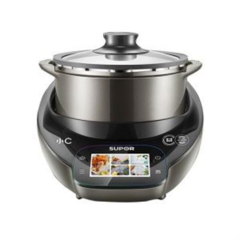 苏泊尔（SUPOR）小C主厨机自动炒菜机器人电压力锅料理机多功能炒菜锅 SY-50MT01单位:个 星空灰