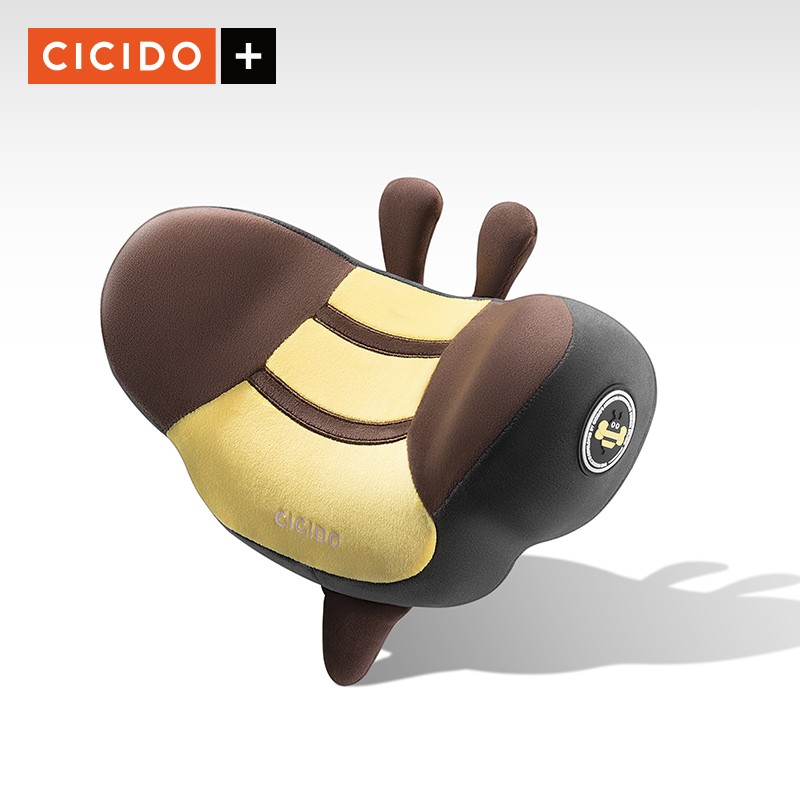 cicido 儿童汽车头枕 小蜜蜂B款 枕头  棕色（单位：个）
