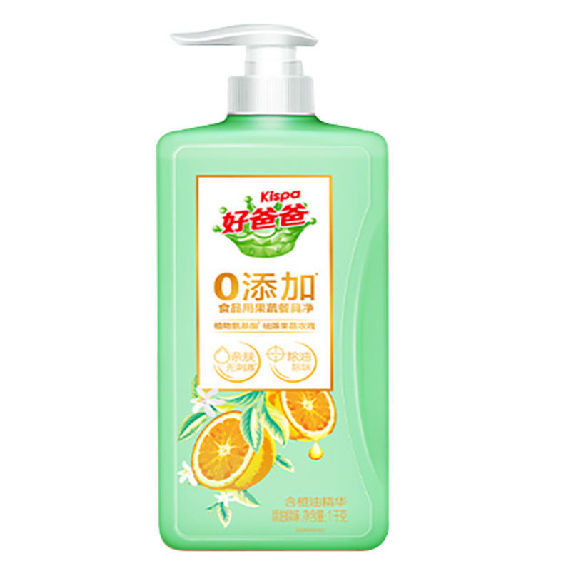 好爸爸果蔬餐具净（除油除味）1000g 6920174767612  白色  