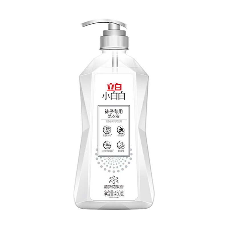 立白袜子专用洗衣液450g 6920174769906 单位：瓶 白色