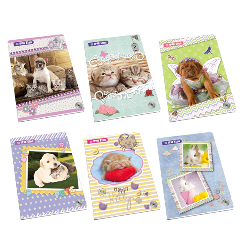 伊顿 宠物骑马钉单线本 B5 40页（西藏不发货）  24本装颜色随机  