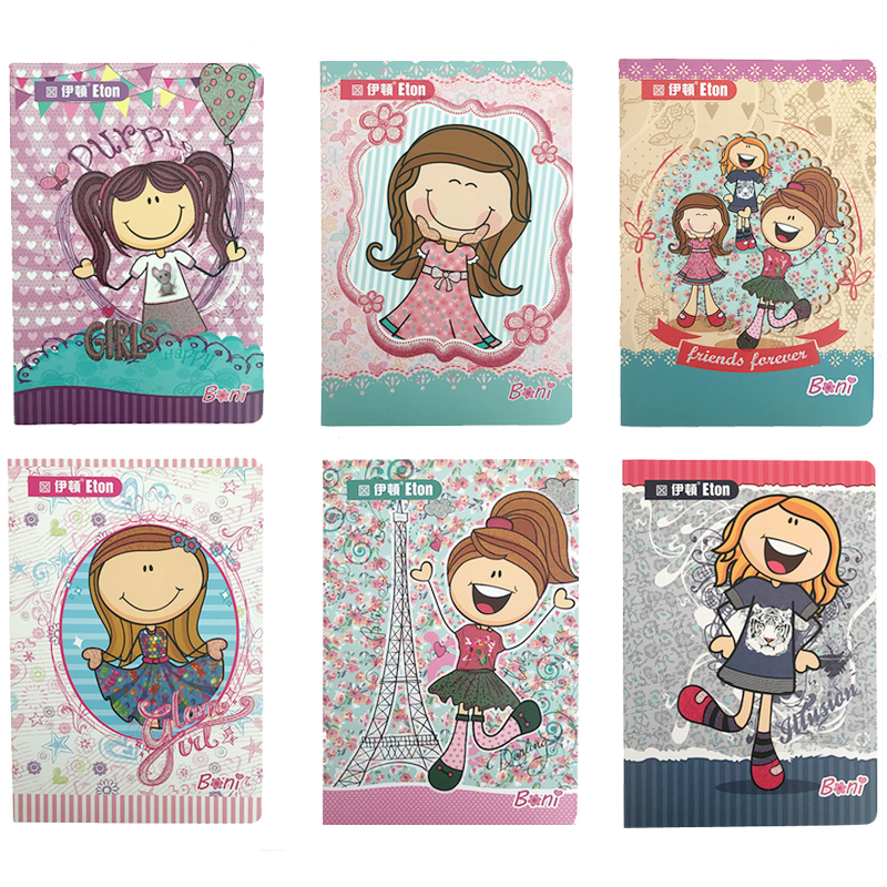 伊顿 BONI线装单线本 A5 40页（西藏不发货）  6本装颜色随机  