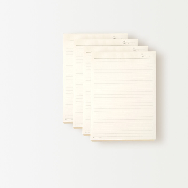 三年二班草稿本子学生课堂数学草稿纸空白作业本小初高中大学考研练习本演草本文具 横纹纸（4本装）