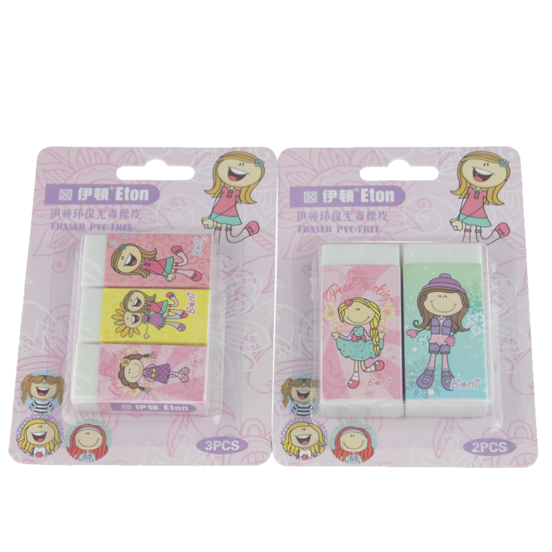 伊顿 BONI环保橡皮 （西藏不发货）  3块12卡装  