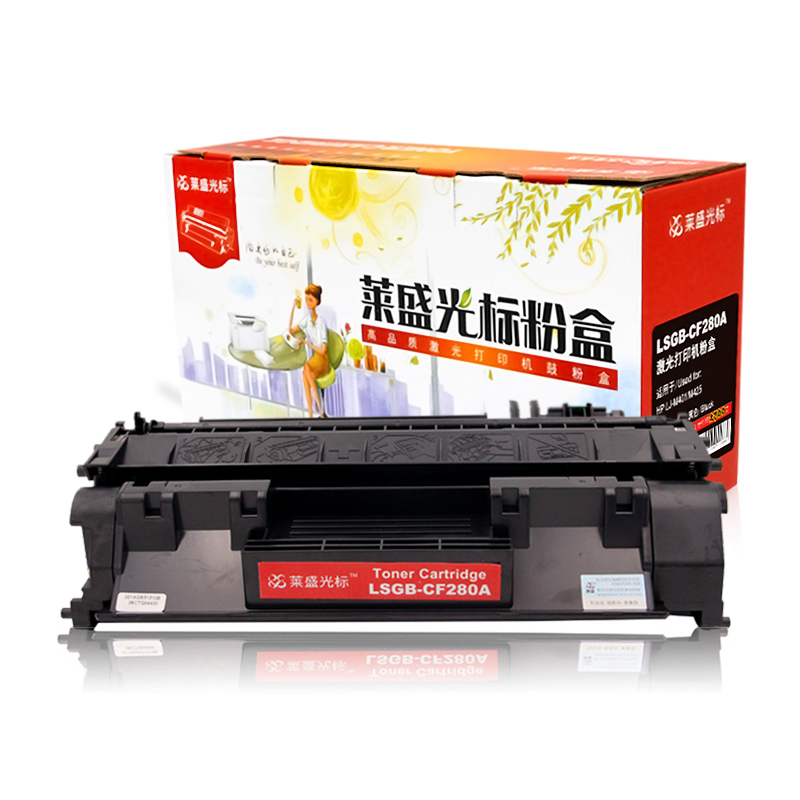 莱盛光标 LSGB-CF280A 约2700页 适用HP LJ-M401 粉盒 1.00 只/支 (计价单位：支) 黑色